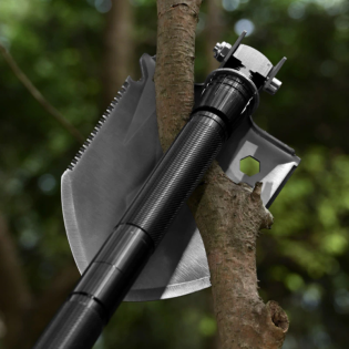 Багатофункціональна лопата з сокирою та ліхтарем Xiaomi Jiuxun Tools 9в1