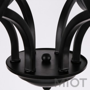 Люстра на 6 плафонів MOAAN American Wrought Black/White (M6019)