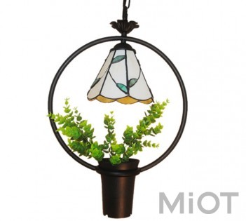 Люстра на 1 плафон MOAAN Mediterranean Creative Potted Leaves (9001)