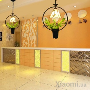 Люстра на 1 плафон MOAAN Mediterranean Creative Potted Leaves (9001)