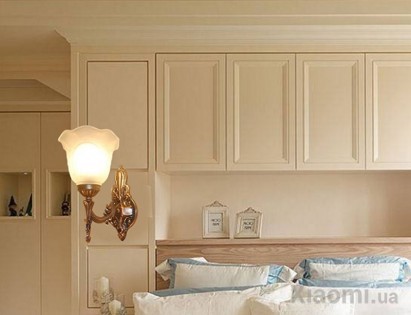 Бра MOAAN Mediterranean Style 1Bulb Brown/White (8001)