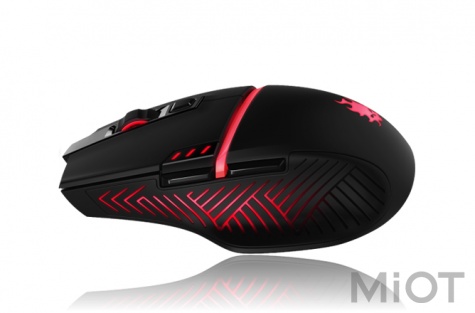 Мишка Xiaomi Blasoul Y720 Lite 1000GHz 7200DPI RGB Black