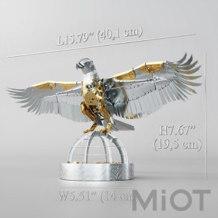 Колекцiйна модель Metal Time Unity Wings Eagle Golden Armor Crystal Edition MT101SWRSK-GA/READY