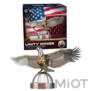 Колекцiйна модель Metal Time Unity Wings Eagle Golden Armor MT101GA/READY