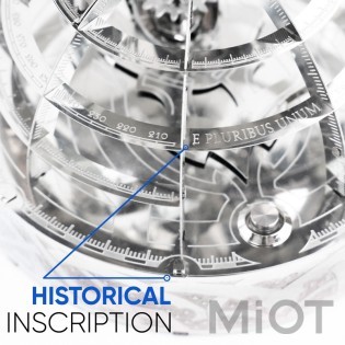 Колекцiйна модель Metal Time Unity Wings Eagle Silver Armor Crystal Edition MT101SWRSK/READY