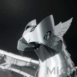 Колекцiйна модель Metal Time Unity Wings Eagle Silver Armor Crystal Edition MT101SWRSK/READY