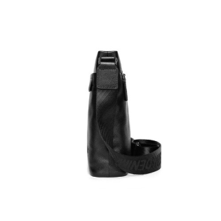 Мужская сумка кожаная Bison Denim N20142-2B (Черный)