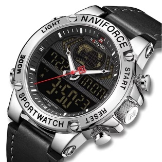 Мужские часы Naviforce 9164 (Серебристый)