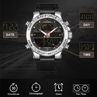 Мужские часы Naviforce 9164 (Серебристый)