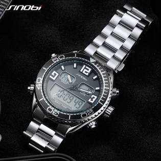 Мужские часы Sinobi S9731G (11S9731G03) (Серебристый)