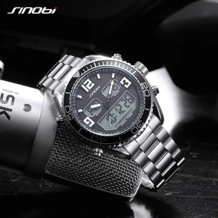 Мужские часы Sinobi S9731G (11S9731G03) (Серебристый)