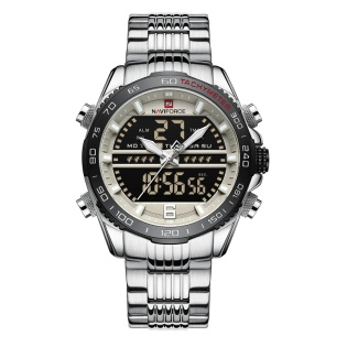 Мужские наручные часы Naviforce 9195S (Серебристый)