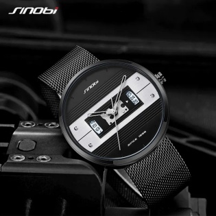 Мужские наручные часы Sinobi S9825G (11S9825G02) (Черный)
