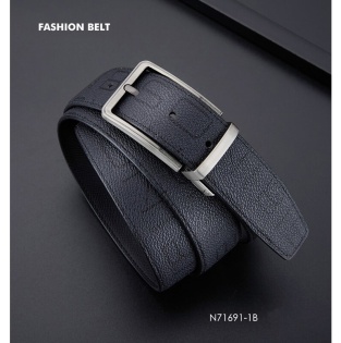 Чоловічий ремінь Bison Denim N71691-1B (Чорний)