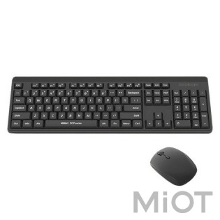 Комплект клавіатура+миша Xiaomi MIIIW POP Wireless Membrane Gen 3 PB03 POP Black (MW23PB03)