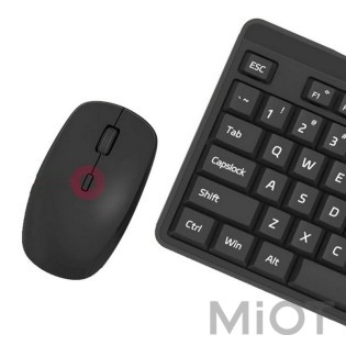 Комплект клавіатура+миша Xiaomi MIIIW POP Wireless Membrane Gen 3 PB03 POP Black (MW23PB03)