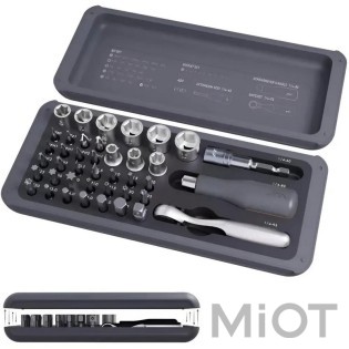 Набір викрутка + ключ з насадками Xiaomi JIMIHOME 41in1 Black JM-GNT41