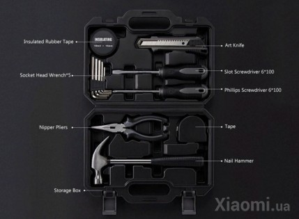 Набор инструментов Xiaomi Jiuxun Tools Toolbox 12*1 PCS