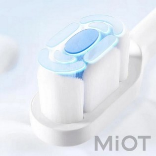 Набір насадок для зубних щіток Xiaomi Soocas Clean Cloud-Feeling Brush Head for X1 / X3 / X5 White (2pcs) (BH01W_CL)