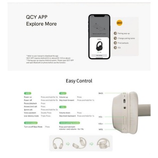 Навушники QCY H2 Pro White