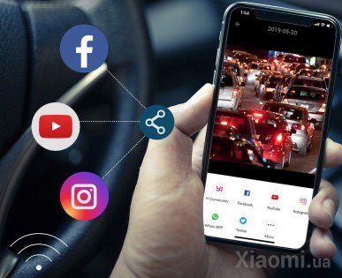 Видеорегистратор Xiaomi YI Dash Cam Nightscape Black (YI-89036)