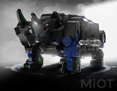 Іграшка трансформер носоріг Xiaomi 52TOYS Beast