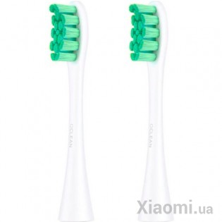 Набор насадок для зубной щетки Xiaomi Oclean P1S5 Toothbrush Heads 2 pcs White/Green (2шт./упаковка)