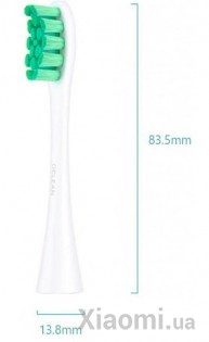 Набор насадок для зубной щетки Xiaomi Oclean P1S5 Toothbrush Heads 2 pcs White/Green (2шт./упаковка)