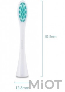 Набір насадок для зубної щітки Oclean P1S8 for One / SE / Air / X 2pcs Medium Turquoise
