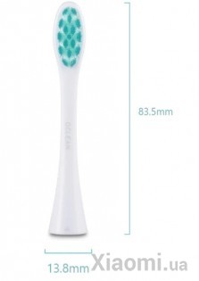 Набор насадок для зубной щетки Oclean P1S8 for One/SE/Air/X 2pcs Medium Turquoise