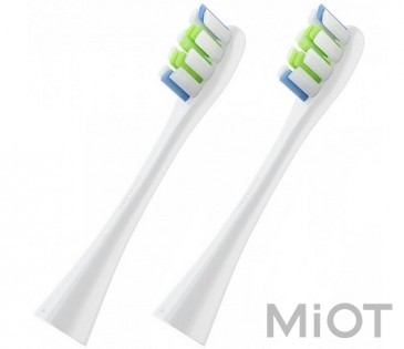 Набір насадок для зубної щітки Xiaomi Oclean P2 for One / SE / Air / X 2pcs White