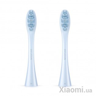 Набор насадок для зубной щетки Xiaomi Oclean PW07 Toothbrush Head for One/SE/Air/X Light Blue (2шт/упаковка)