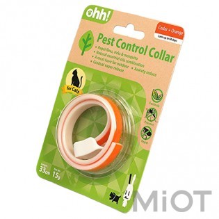 Нашийник від бліх та кліщів для котів Xiaomi Ohh! Essential Oil Collar Orange 33 cm