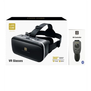 Окуляри вiртуальної реальностi VR Luxe Cube iз пультом (Чорний)