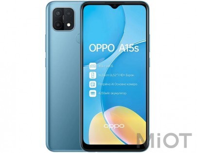 Смартфон OPPO A15S 4/64GB Blue