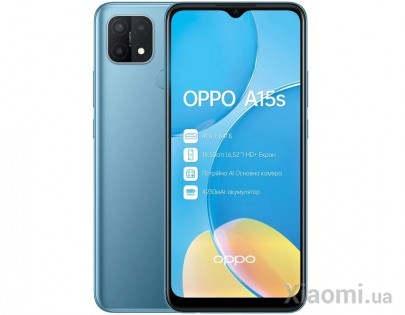 Смартфон OPPO A15S 4/64GB Blue