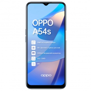 Смартфон Oppo A54s 4/128GB Dual Sim Crystal Black