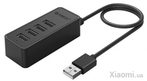 USB-хаб PowerPlant ORICO USB 2.0 4 порта W5P-U2-030-BK-PRO (CA911424)