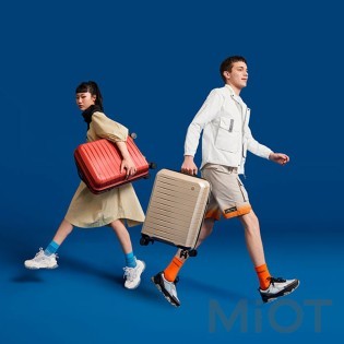 Чемодан Xiaomi Ninetygo Lightweight Luggage 20` Blue (6941413216340)