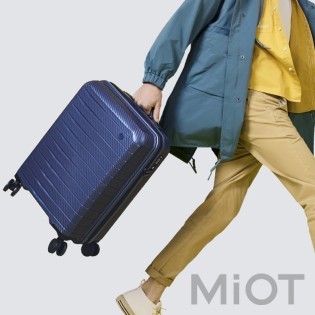 Чемодан Xiaomi Ninetygo Lightweight Luggage 20` Blue (6941413216340)