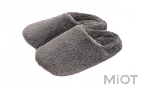Тапочки кімнатні плюшові Xiaomi One cloud Grey 42-43 size