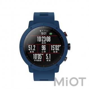 Накладка на годинник і браслет Amazfit Stratos Face cover and Strap Dark Blue