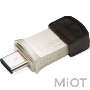 USB флеш накопичувач Xiaomi Transcend JetFlash 890 64GB, Type-C, USB 3.1/3.0 Silver (TS64GJF890S)