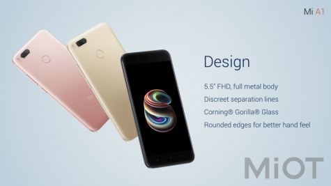 Смартфон Xiaomi Mi A1 4/64 Gb Gold EU/CE