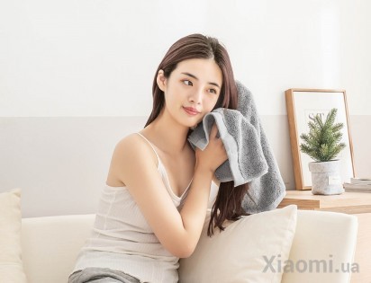 Антибактериальное полотенце Xiaomi COMO LIVING 34х76 Gray