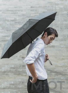Парасоля складана повний автомат Xiaomi RunMi Super Portable Клітчаста (6941413217835)