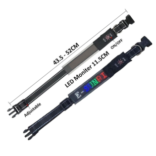 Ошейник для собак с LED дисплеем ES-P1401 (Черный)
