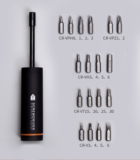 Отвертка Xiaomi Jiuxun Tools Screwdriver +  биты 18 шт. (Q/NBJX001)