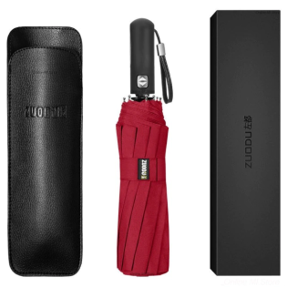 Парасолька складна автоматична Xiaomi Zuodu Red