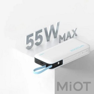 Универсальная батарея Xiaomi CUKTECH PB200N 20000mAh 55W White (CP25)